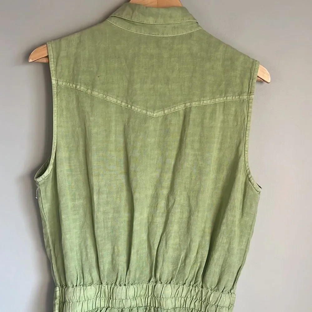 YFB HUDSON ROMPER // BAYLEAF PIGMENT - Picture 9 of 14